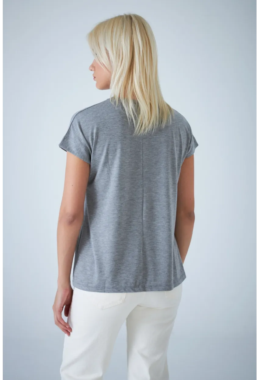 Kadın Gri T-Shirt LPP1313