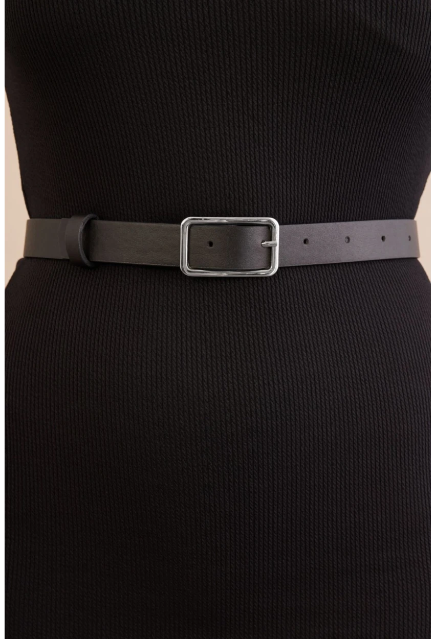 Kadın Gümüş Rengi Metal Tokalı Kemer BE715