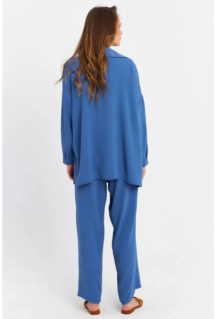 Kadın İndigo Basic Alt-Üst Pantolon Takım MRU6931