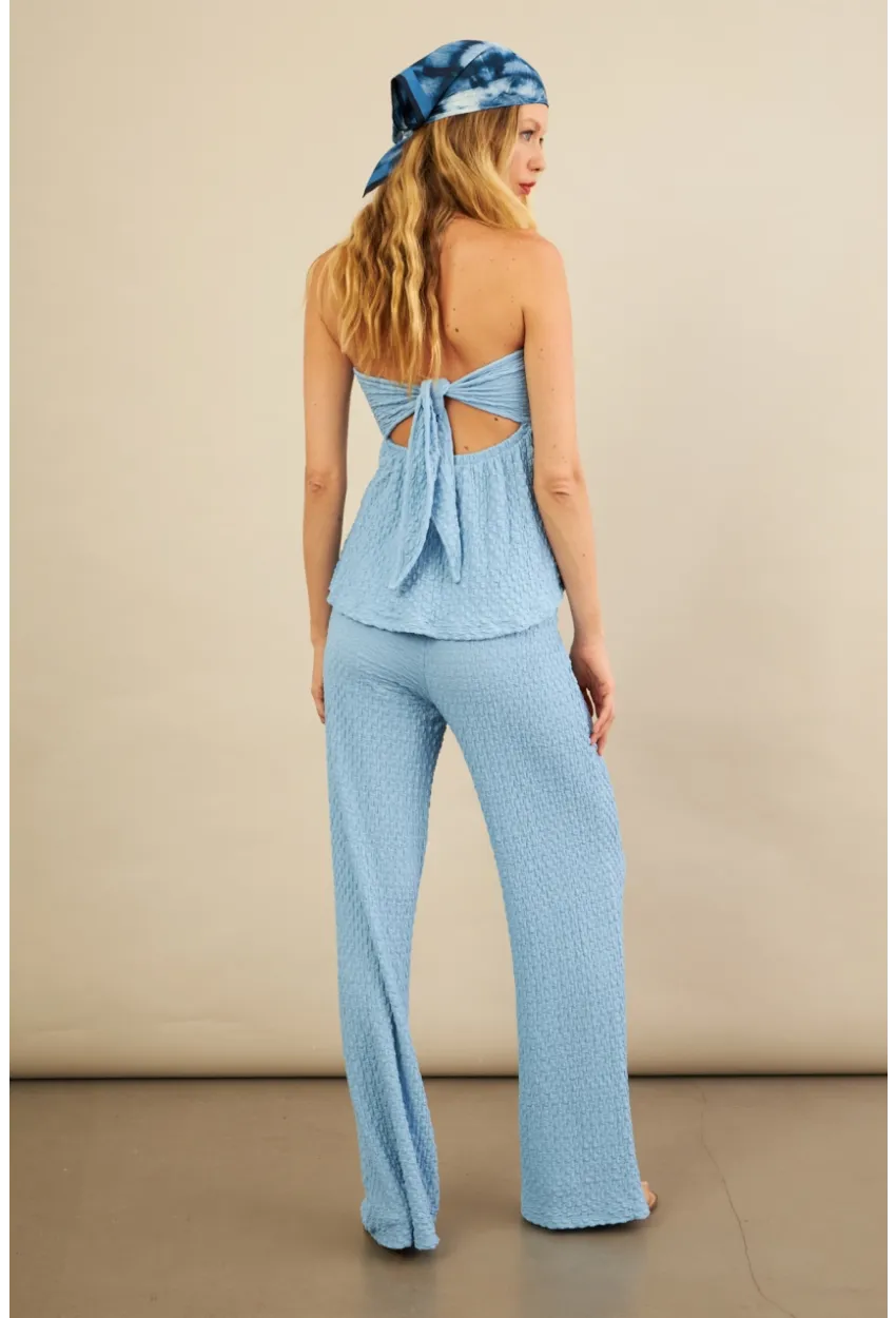 Kadın Mavi Bubble Alt Üst Takım FLU337