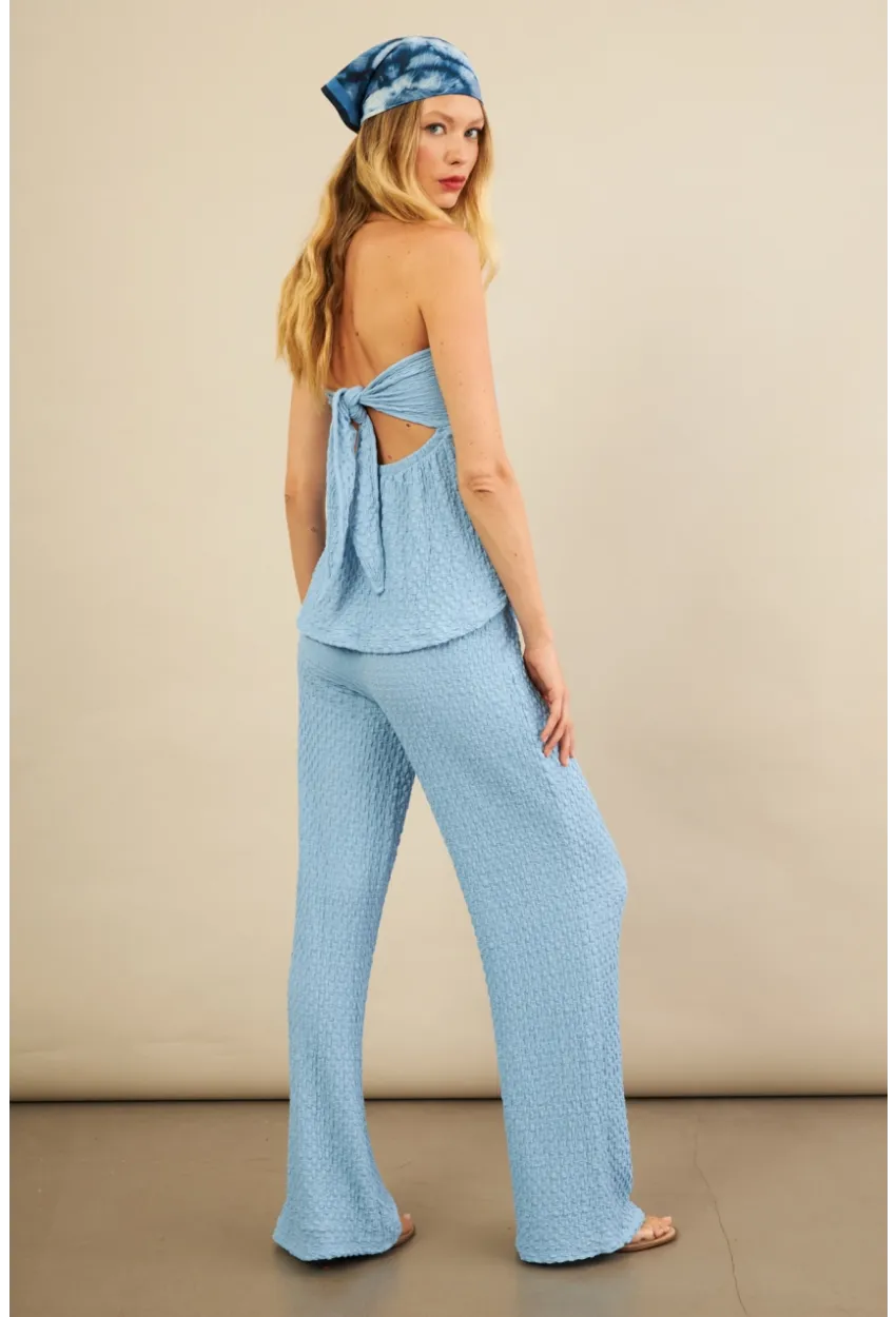 Kadın Mavi Bubble Alt Üst Takım FLU337