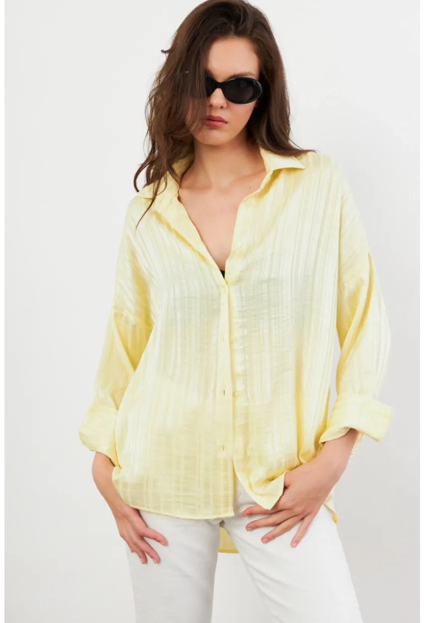 Kadın Sarı Lizbon Gömlek CAR1101-90