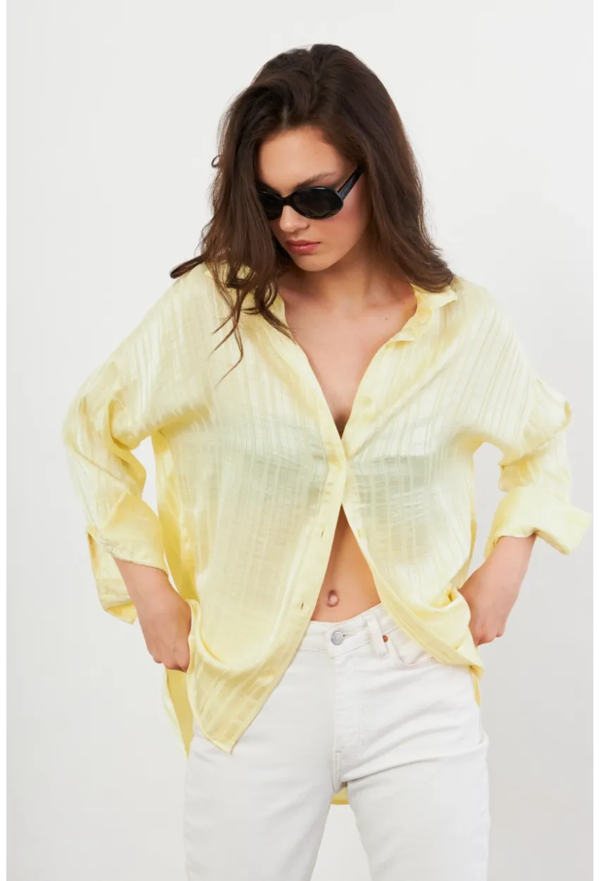 Kadın Sarı Lizbon Gömlek CAR1101-90