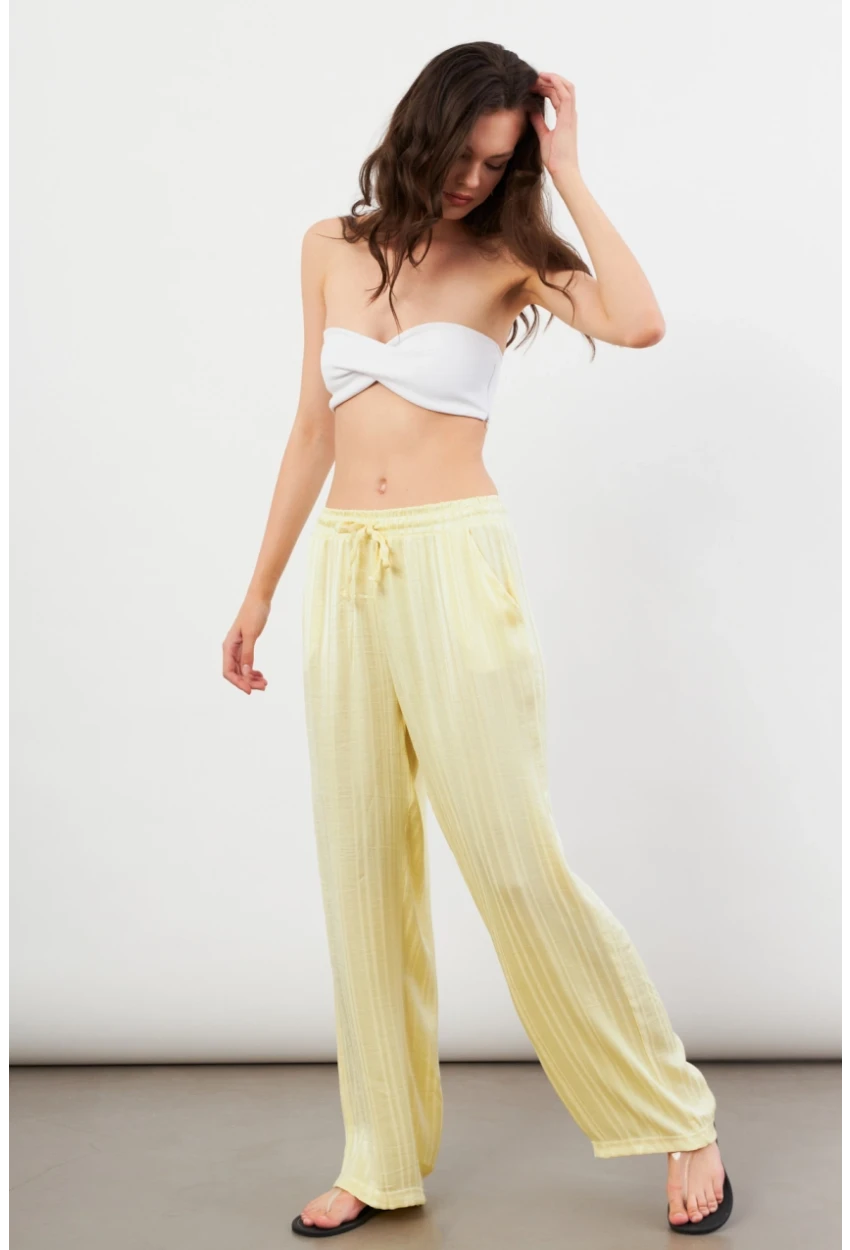Kadın Sarı Lizbon Pantolon CAR1185