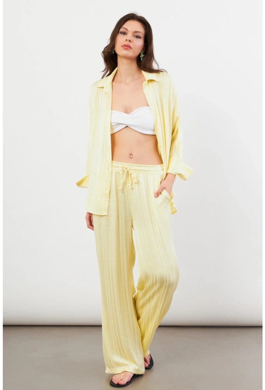 Kadın Sarı Lizbon Pantolon CAR1185