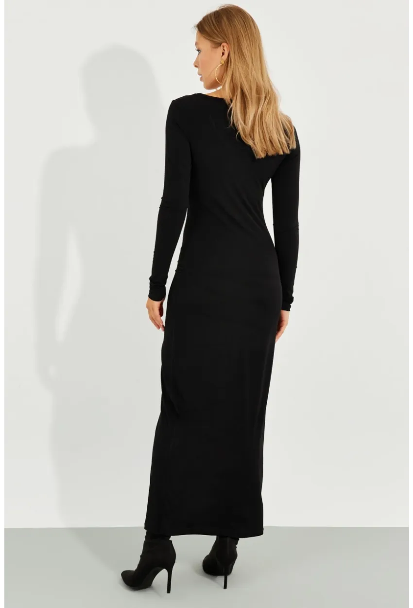 Kadın Siyah Maxi Elbise MEN2008