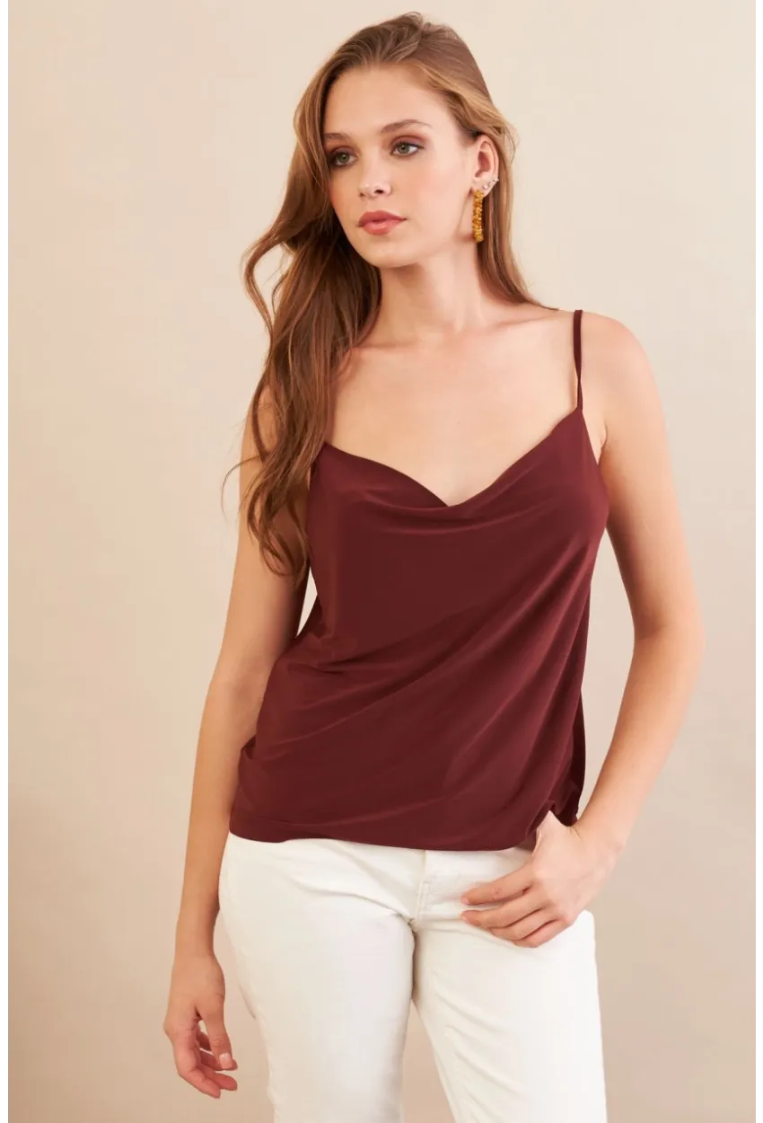 Kadın Taba Degaje Yaka Bluz LPP1286-90