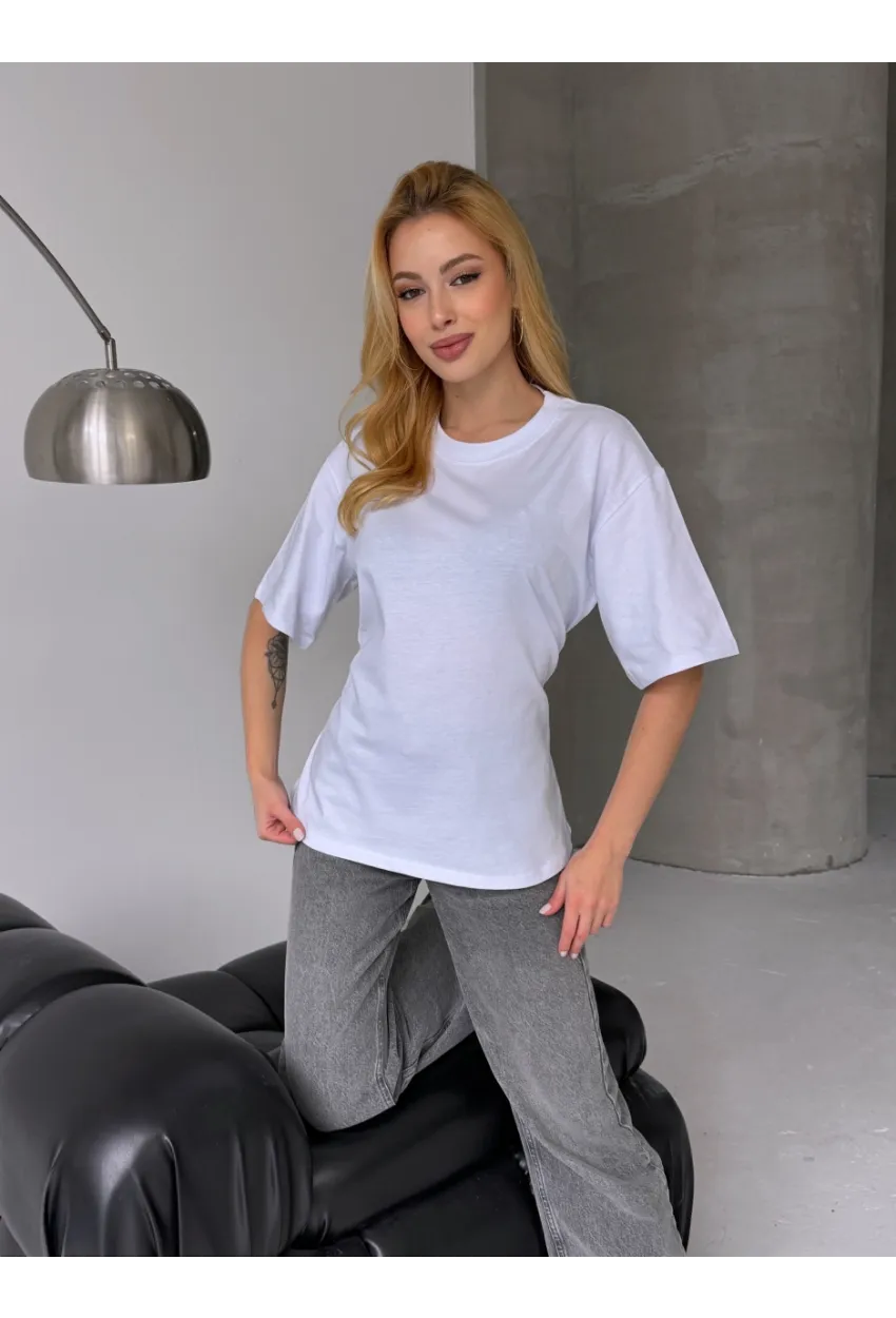 Arka Bağcıklı Belden Oturtmalı T-shirt