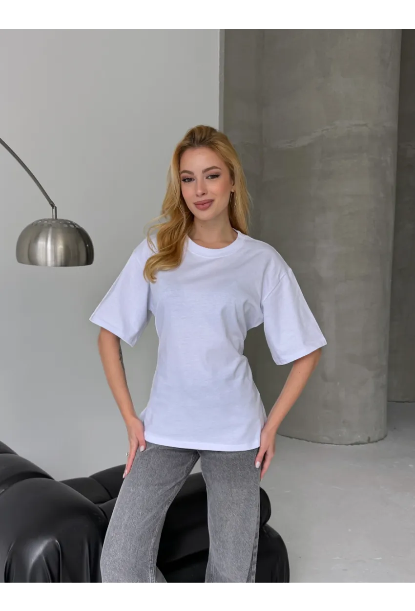 Arka Bağcıklı Belden Oturtmalı T-shirt