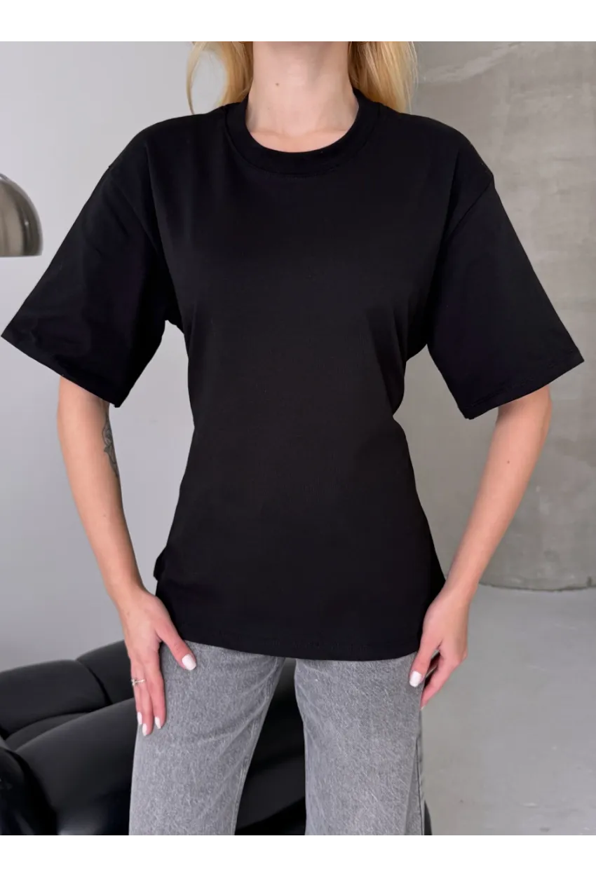 Arka Bağcıklı Belden Oturtmalı T-shirt