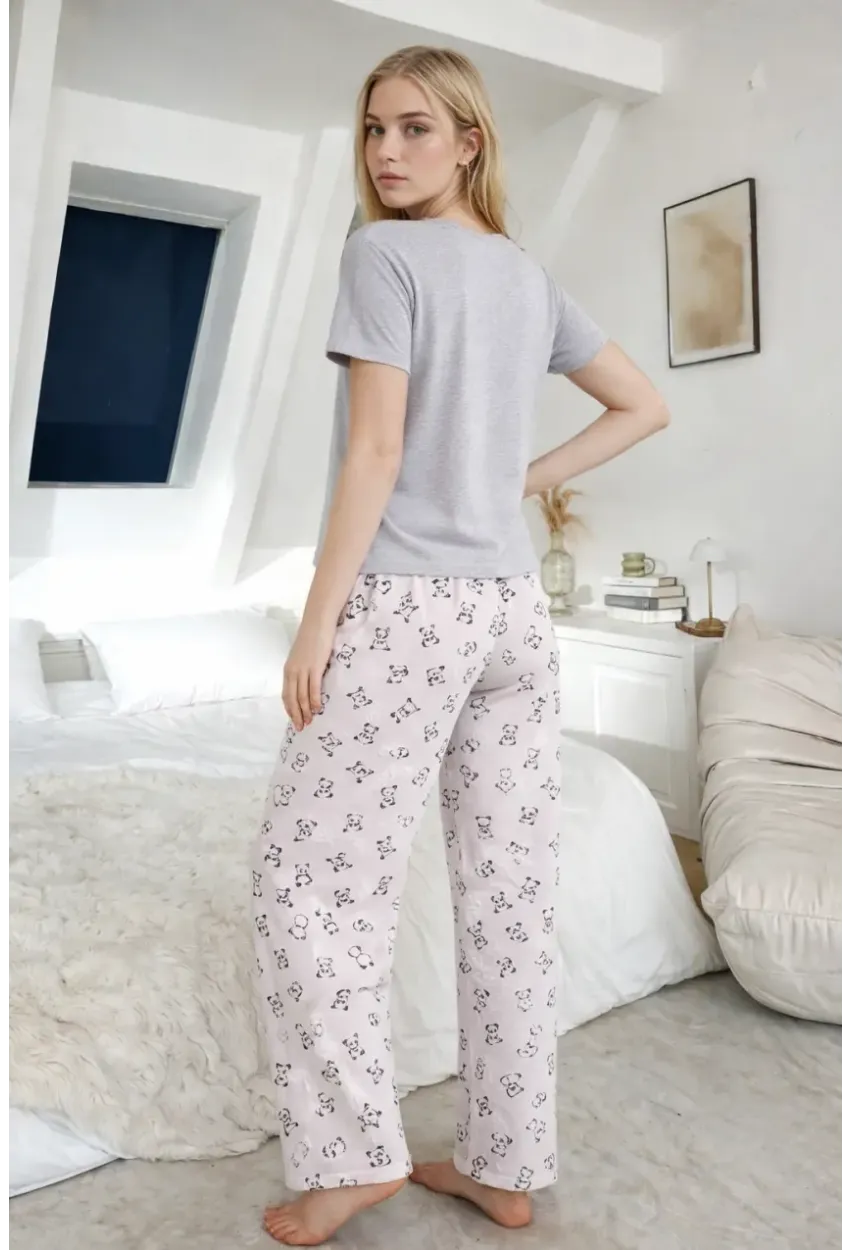 Kısa Kollu Konfor Pijama Takımı