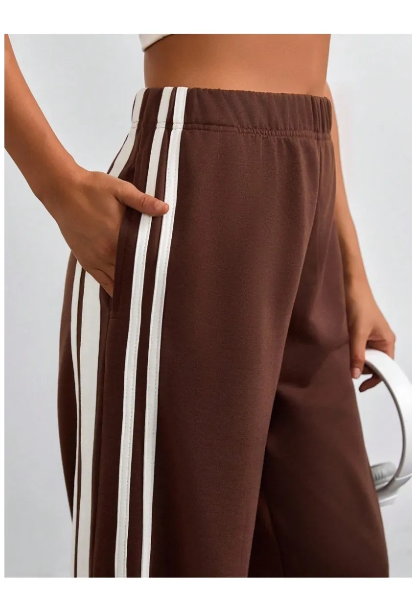 İki İplik Şerit Detay Eşofman Altı