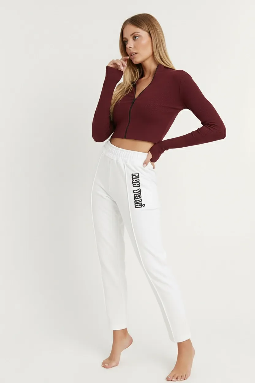 Kadın Bordo Kaşkorse Kısa Ceket EY1057