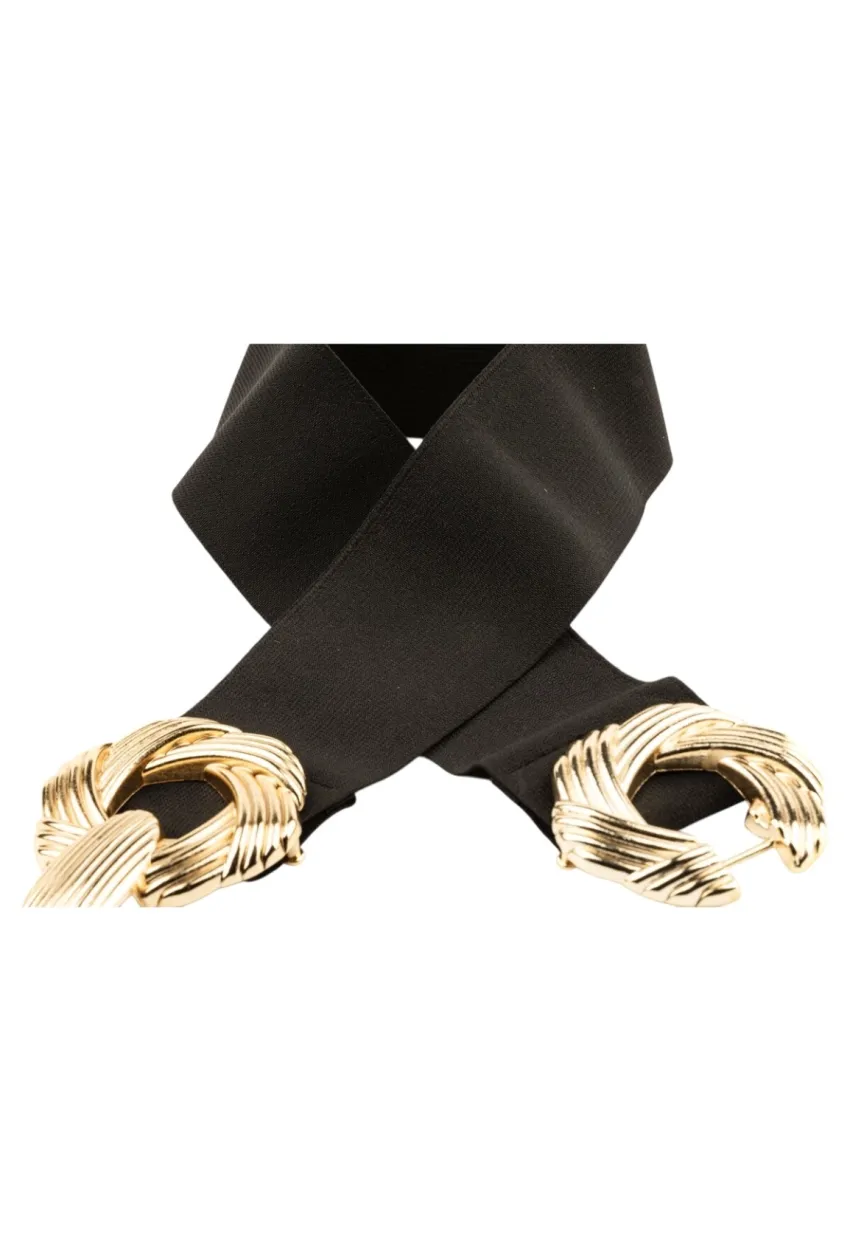 Kadın Burgu Tokalı Lastikli Kemer