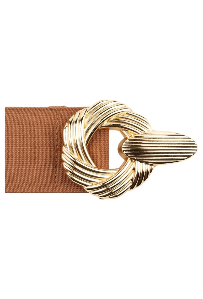 Kadın Burgu Tokalı Lastikli Kemer