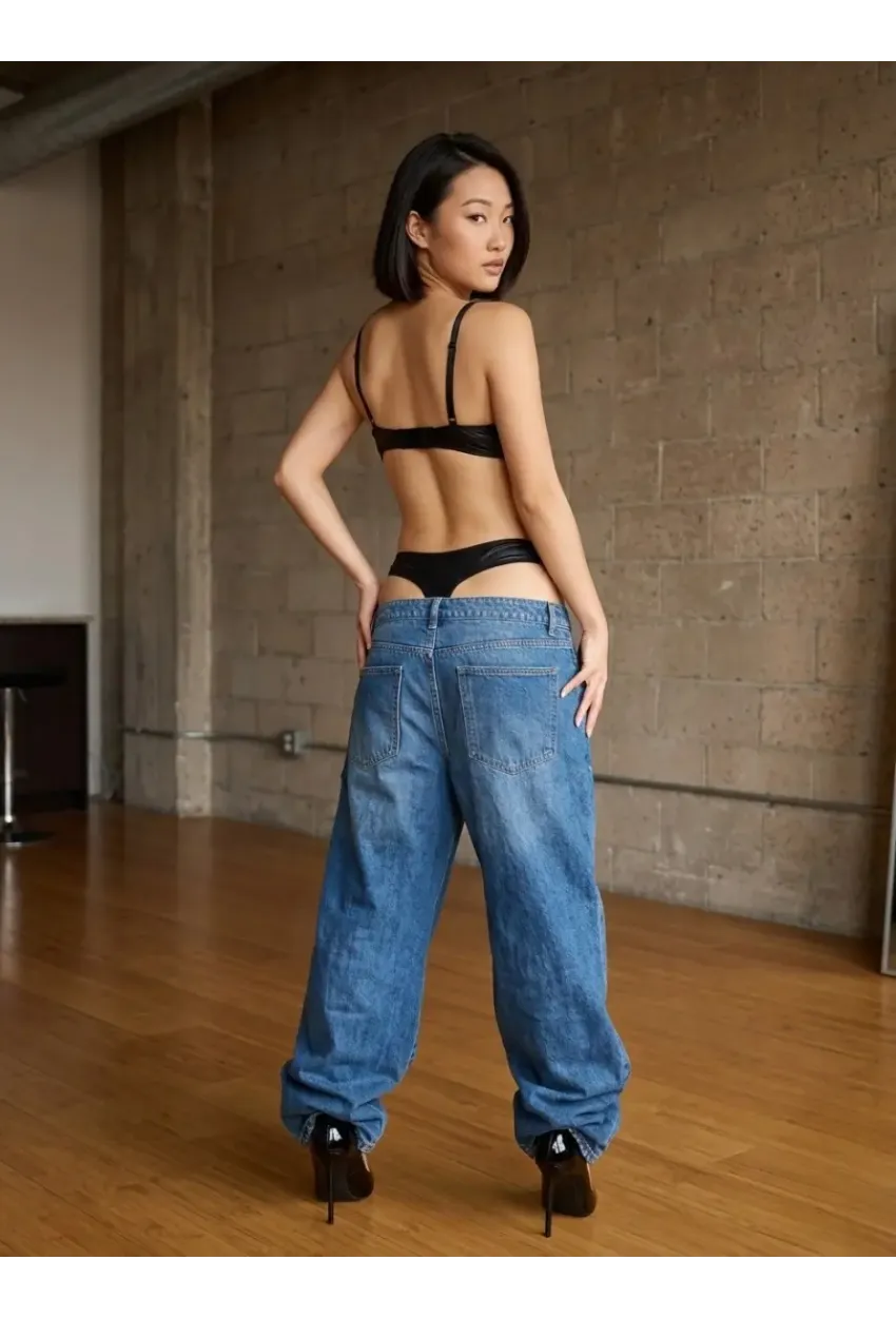 Kadın Dantelli Siyah Deri Transparan Çıtçıtlı Bodysuit