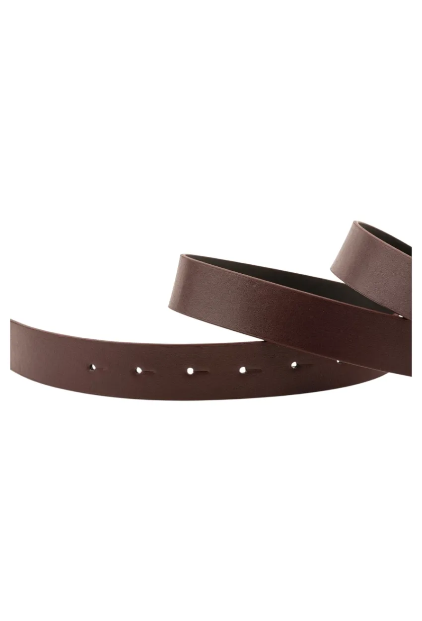 Kadın Desenli Yuvarlak Tokalı Bordo Kadın Kemeri