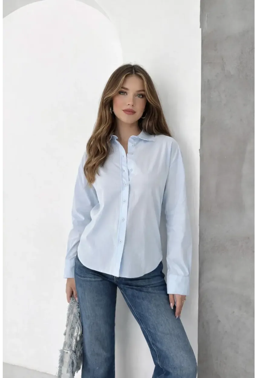 Kadın Oversize Gömlek – Bağlama Detaylı, Uzun Kollu, Şık & Günlük Kombin Gömlek