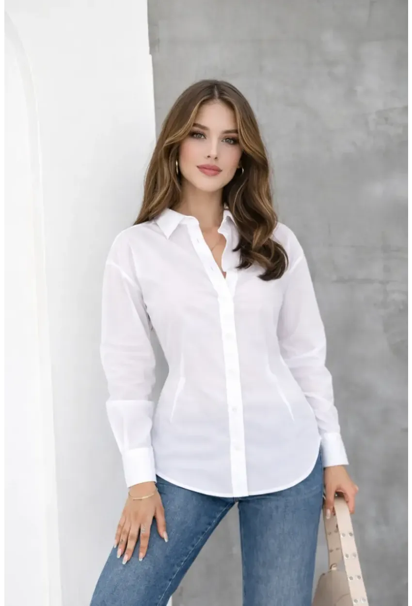 Kadın Oversize Gömlek – Bağlama Detaylı, Uzun Kollu, Şık & Günlük Kombin Gömlek