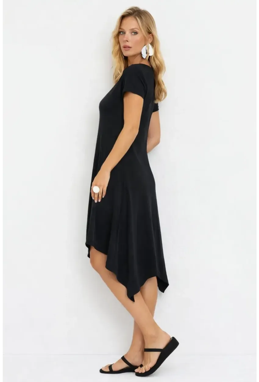 Kadın Siyah Tunik Elbise