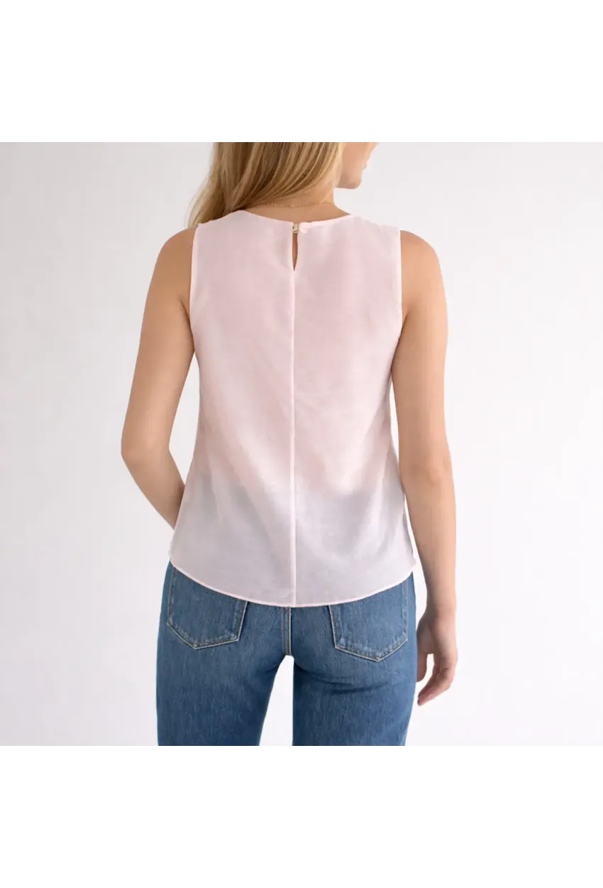 Kat Kat Fırfırlı Kolsuz Bluz – Şık & Feminen Yazlık Kadın Üst