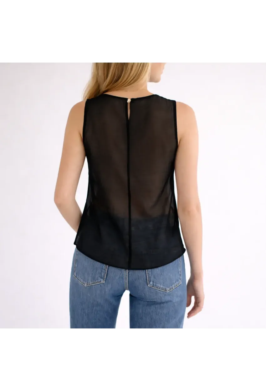 Kat Kat Fırfırlı Kolsuz Bluz – Şık & Feminen Yazlık Kadın Üst