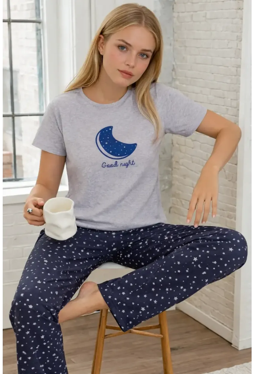 Kısa Kollu Konfor Pijama Takımı