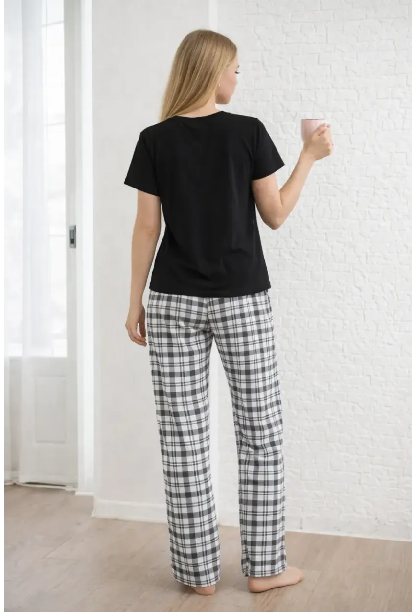 Kısa Kollu Konfor Pijama Takımı