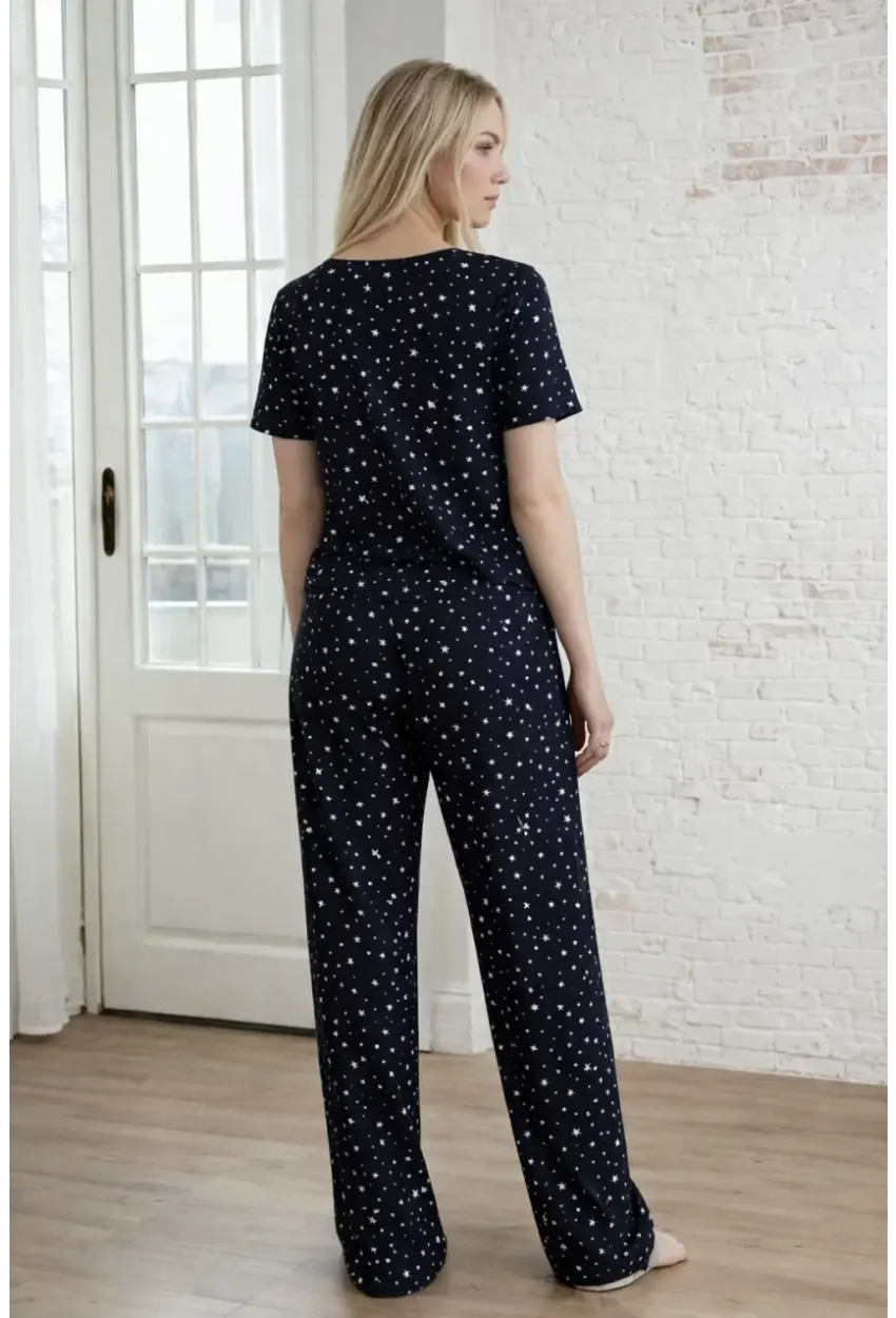 Kısa Kollu Konfor Pijama Takımı