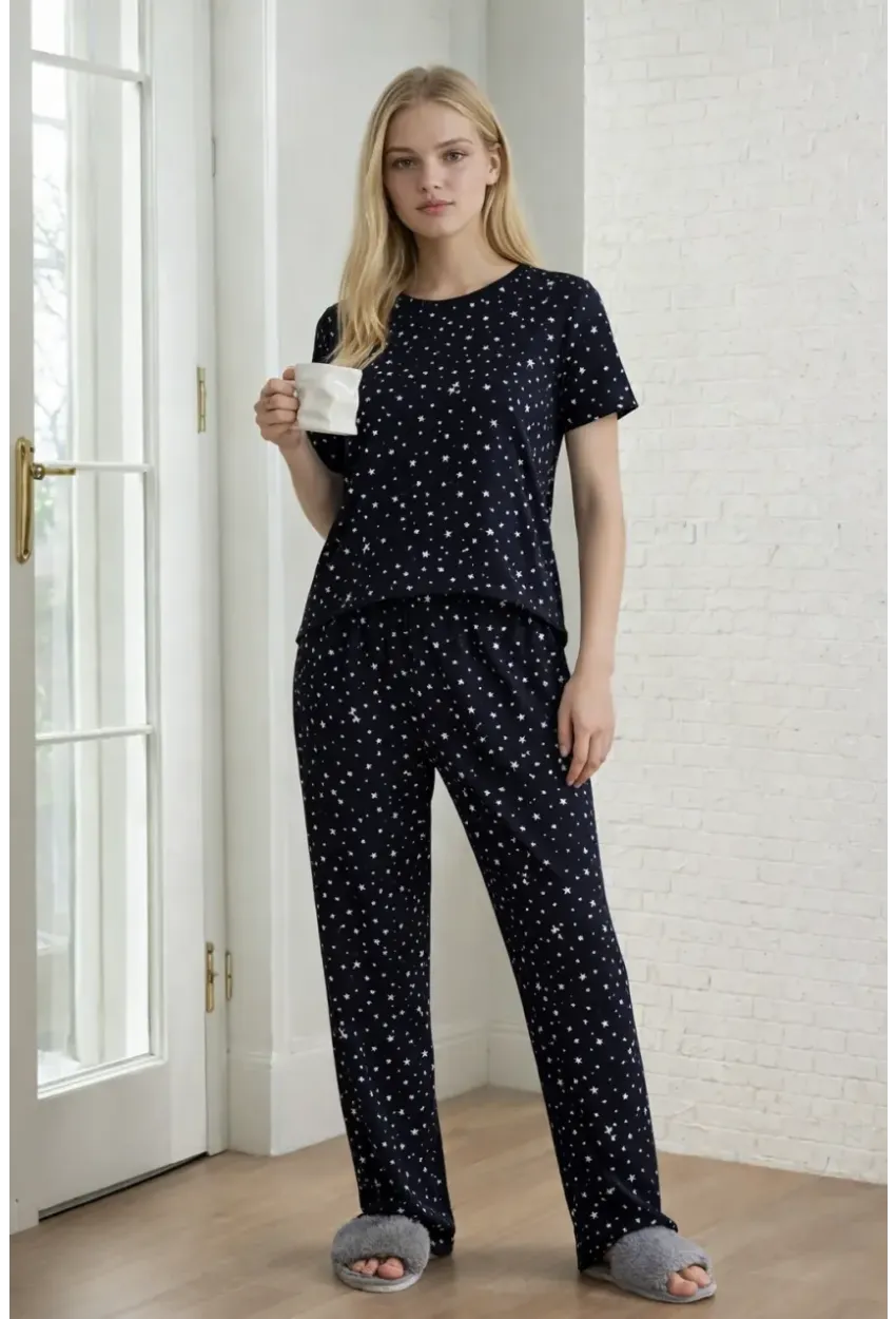 Kısa Kollu Konfor Pijama Takımı