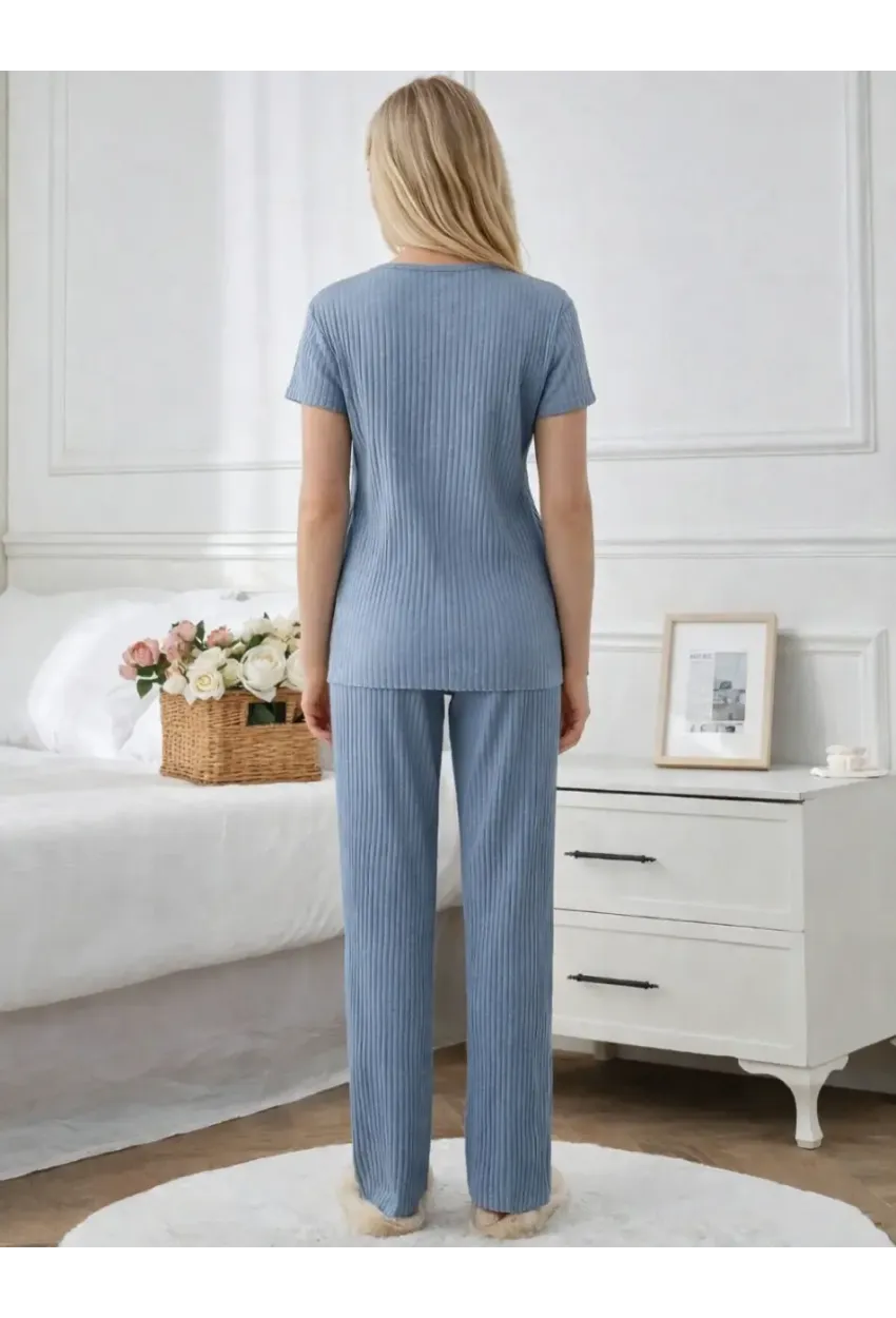 Kısa Kollu Konfor Pijama Takımı