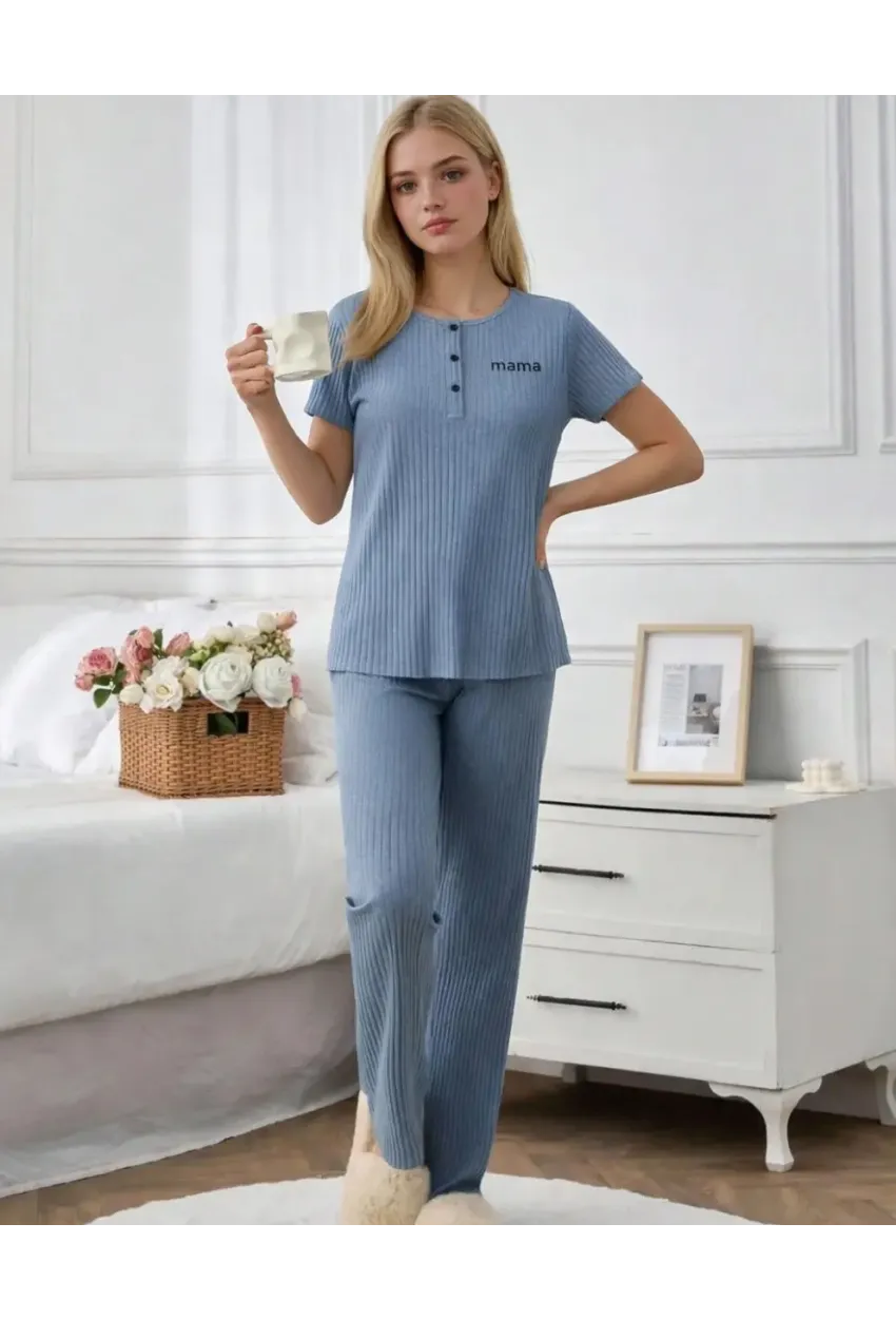 Kısa Kollu Konfor Pijama Takımı