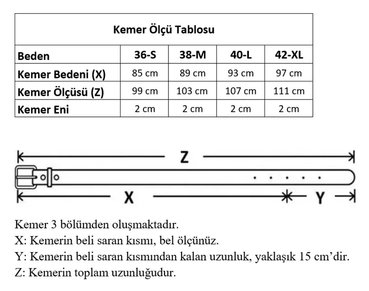 Parlak Kare Tokalı Siyah Kadın Kemeri