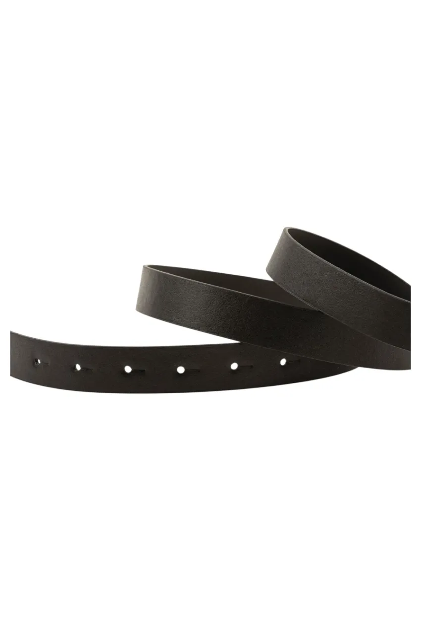 Parlak Kare Tokalı Siyah Kadın Kemeri