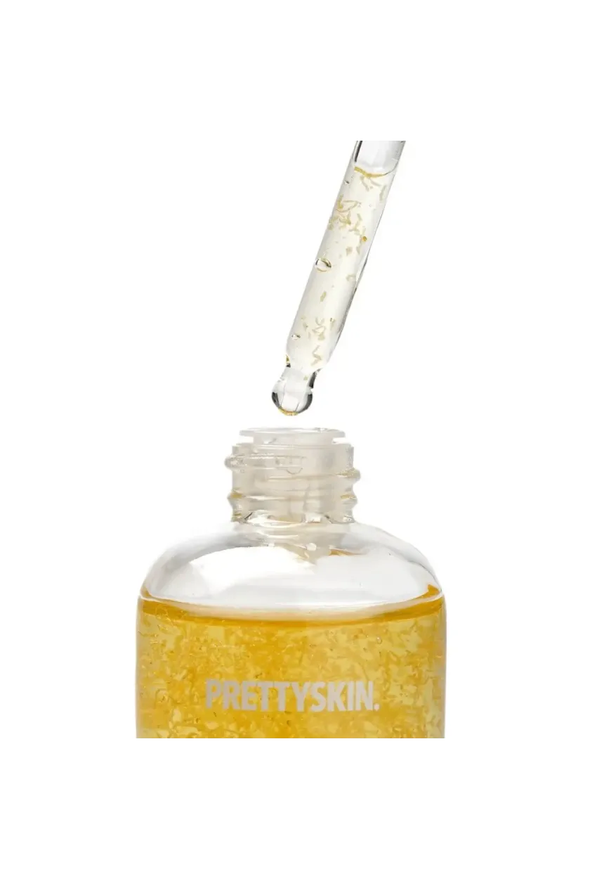 PRETTYSKIN 24K Gold Collagen Ampoule 50 ml | Altın ve Kolajen İçerikli Sıkılaştırıcı Yüz Serumu