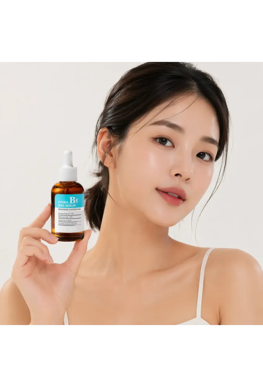 PRETTYSKIN Hydra B5 Max Serum 50 ml | Niacinamide %10 & Panthenol %10 Nemlendirici Leke Karşıtı Yüz Serumu