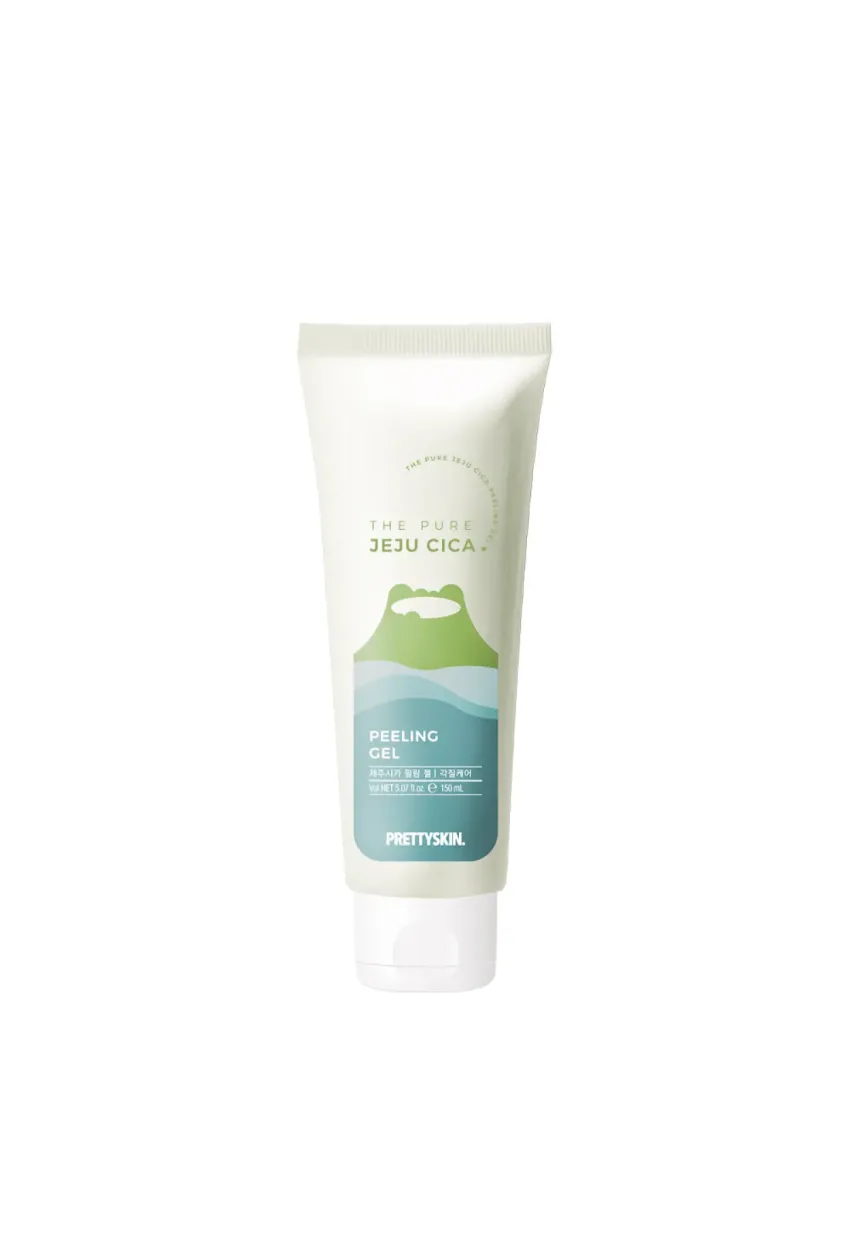 PRETTYSKIN Jeju Cica Peeling Gel – Hassas ve Yağlı Ciltler İçin Yatıştırıcı Peeling 150ml