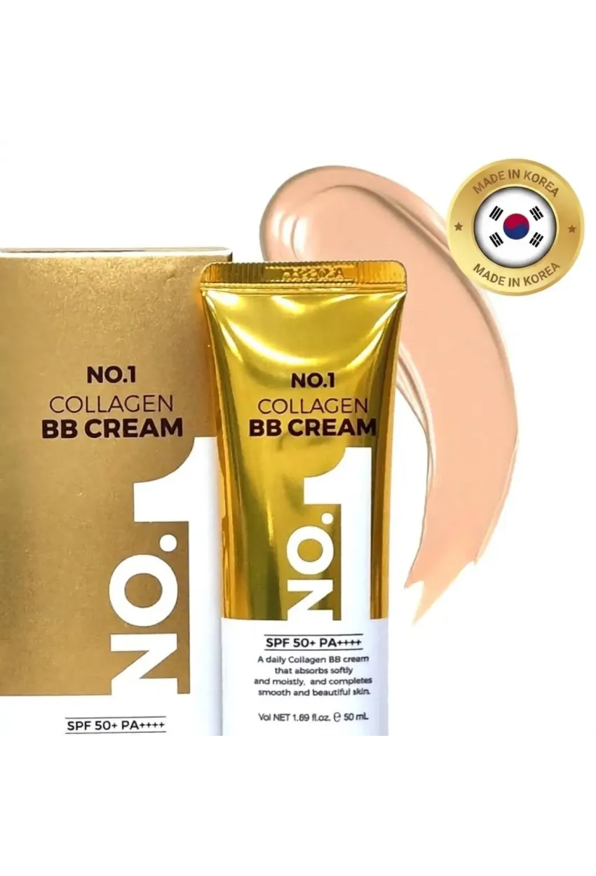 PRETTYSKIN No.1 Collagen BB Cream SPF50+ PA++++ 50 ml | Kolajen İçerikli Kapatıcı ve Nemlendirici BB Krem