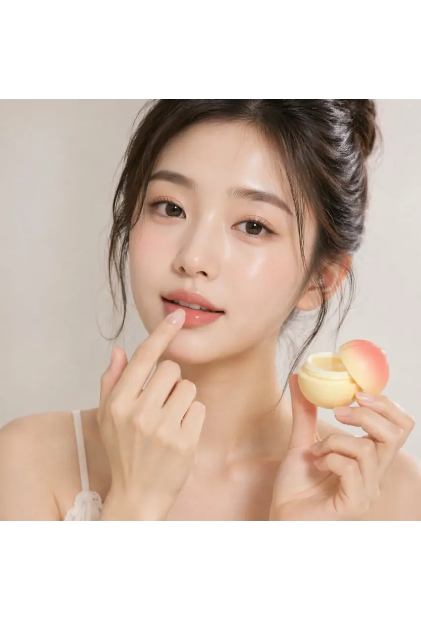 PRETTYSKIN Peach Lip Balm 9 gr | Nemlendirici Şeftali Özlü Dudak Bakım Balmı