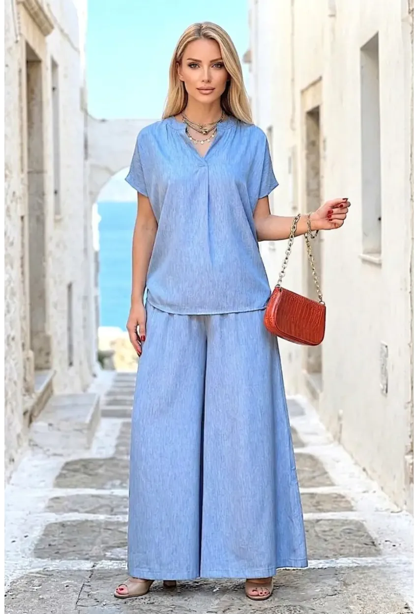 Yarım Kol Tensel Kumaş Alt Üst Takım