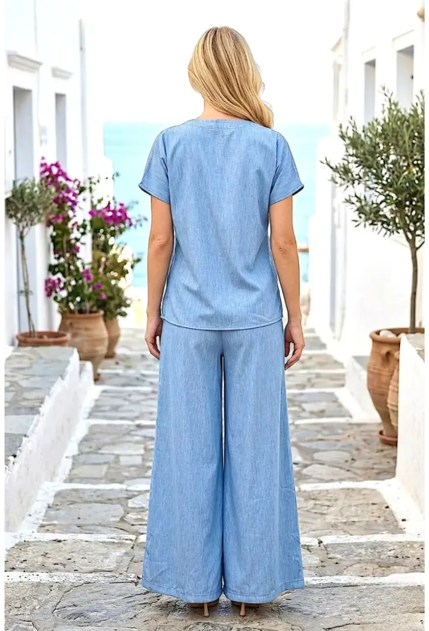 Yarım Kol Tensel Kumaş Alt Üst Takım