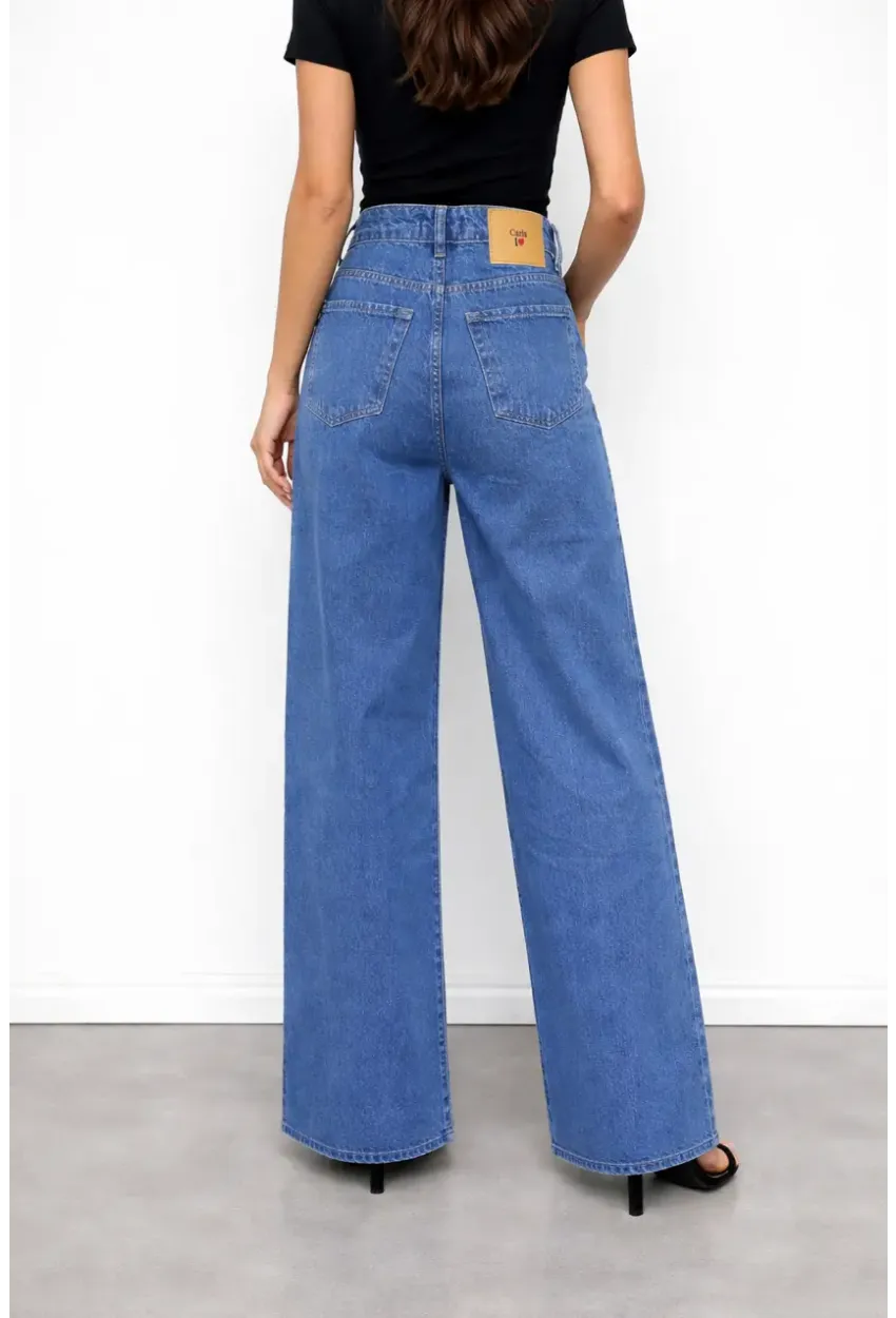 Yüksek Bel Geniş Jean