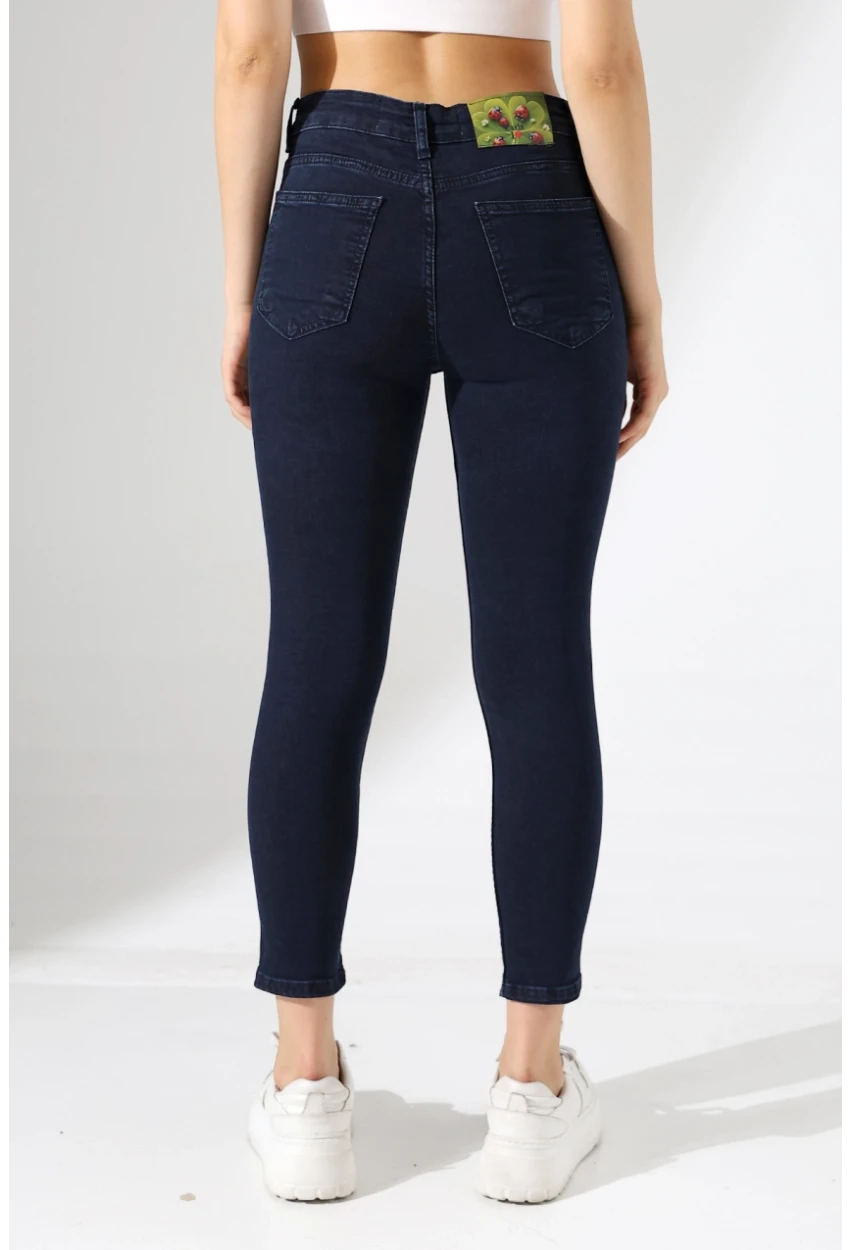 Yüksek Bel Toparlayıcı Skinny Fit Jean Pantolon