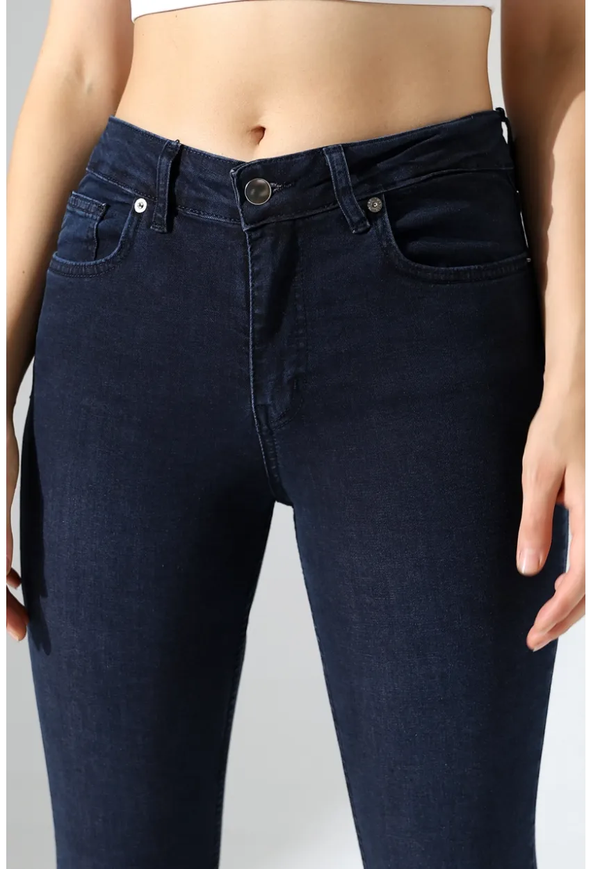 Yüksek Bel Toparlayıcı Skinny Fit Jean Pantolon