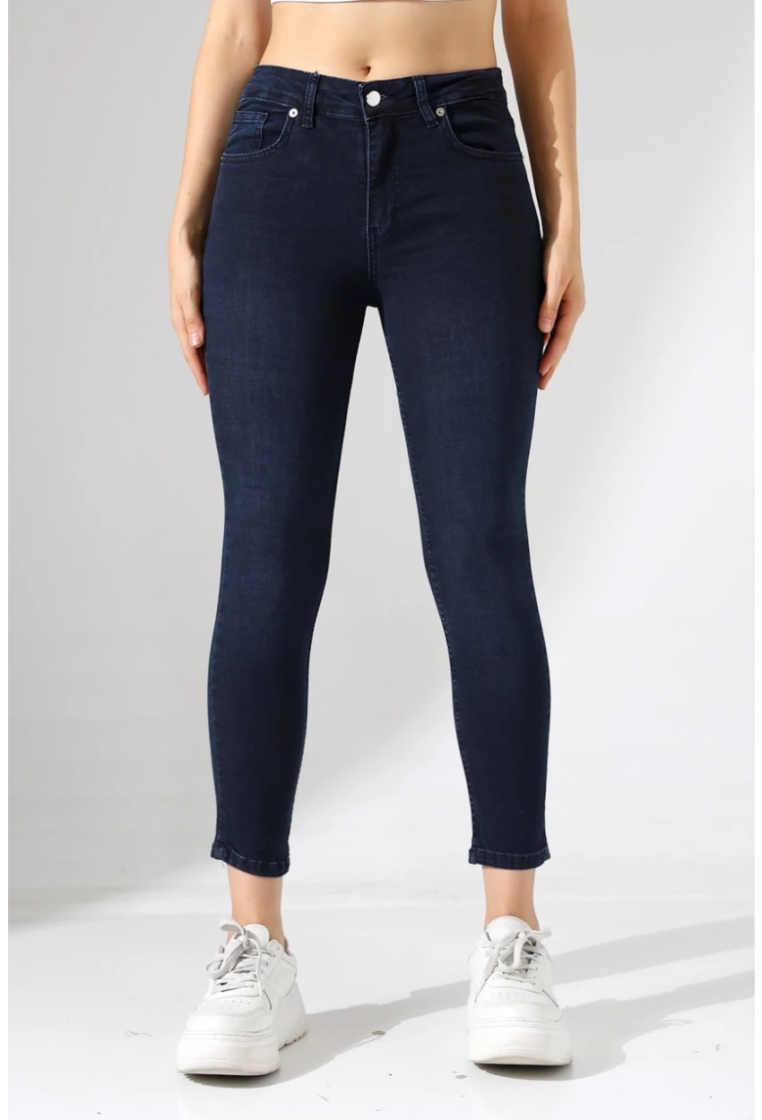 Yüksek Bel Toparlayıcı Skinny Fit Jean Pantolon
