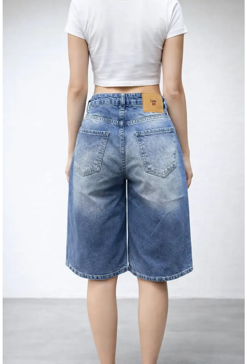 Mavi Bermuda Jean