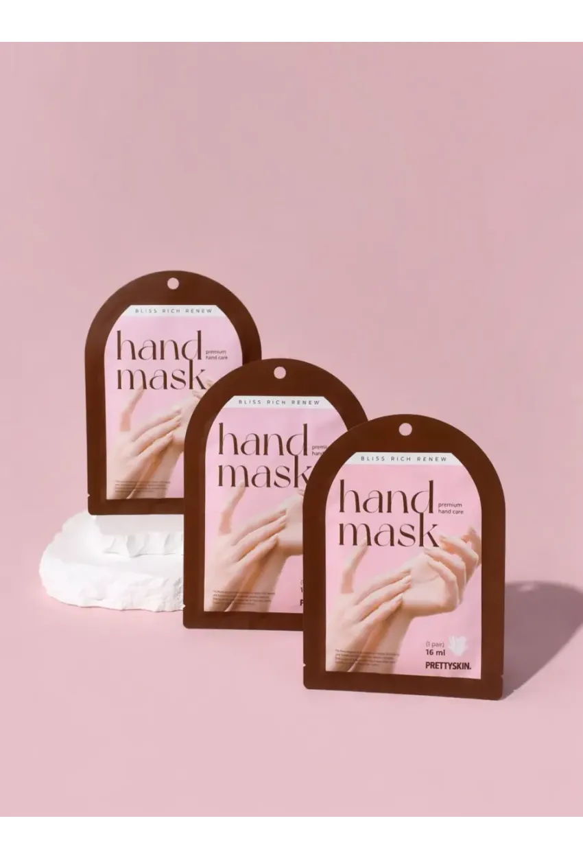 PRETTYSKIN Bliss Rich Renew Hand Mask 16 ml | Nemlendirici El Bakım Maskesi 3lü Set