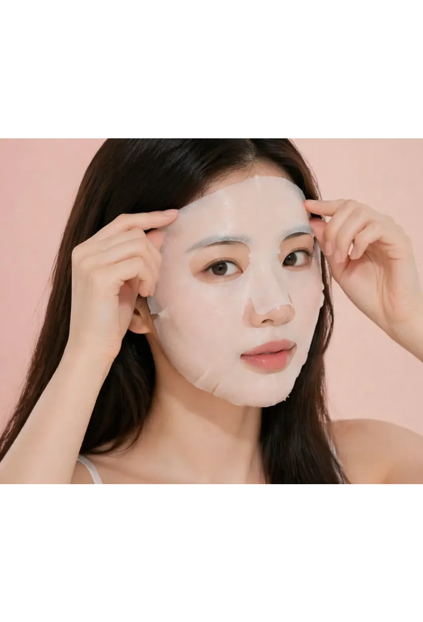 PRETTYSKIN Cica Ampoule Mask Sheet 23g | Cilt Yatıştırıcı Nemlendirici Kağıt Yüz Maskesi 5li Set