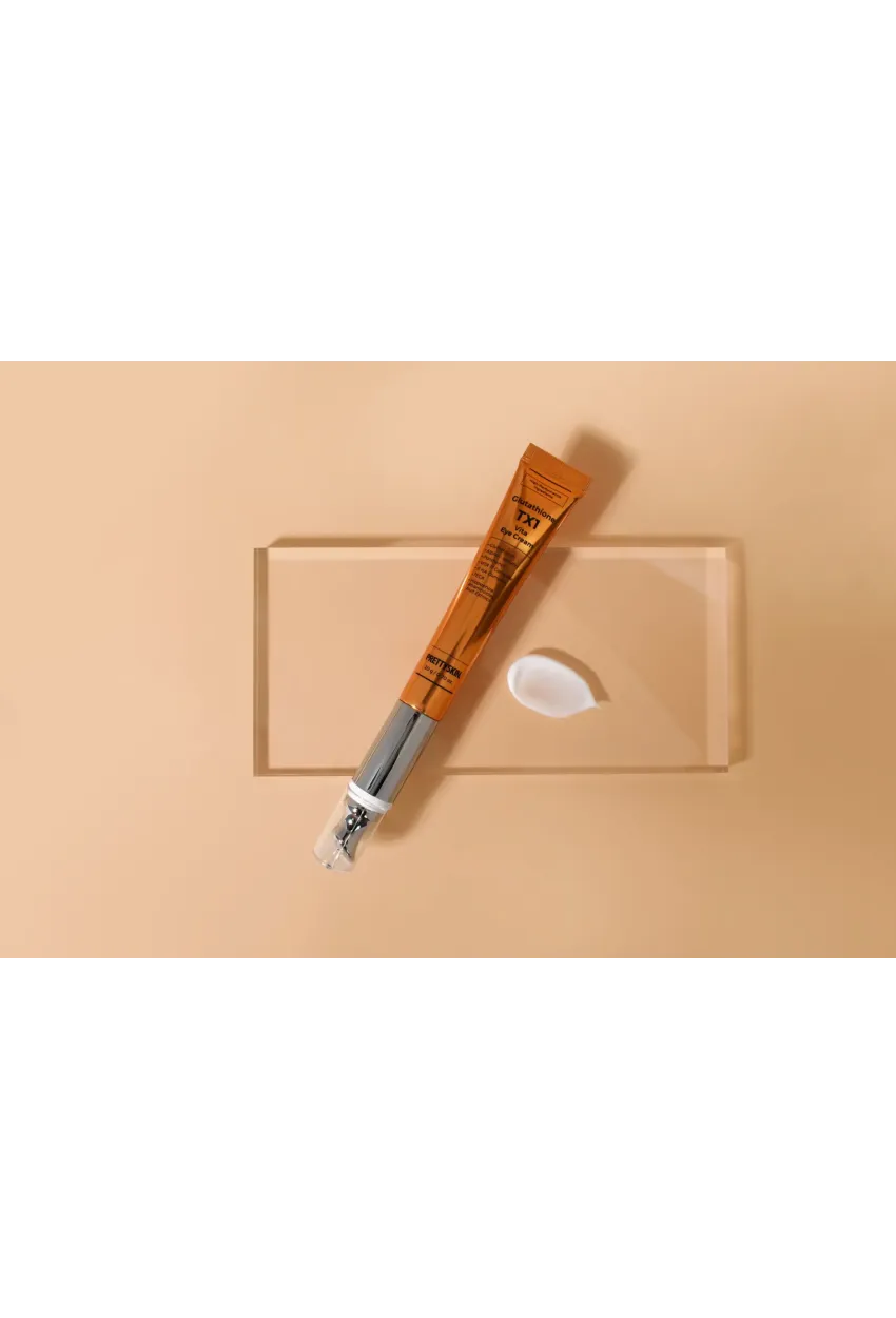 PRETTYSKIN Glutathione TX1 Vita Eye Cream 20 g | Soğutucu Titreşimli Aplikatör Aydınlatıcı ve Kırışıklık Karşıtı Göz Çevresi Kremi