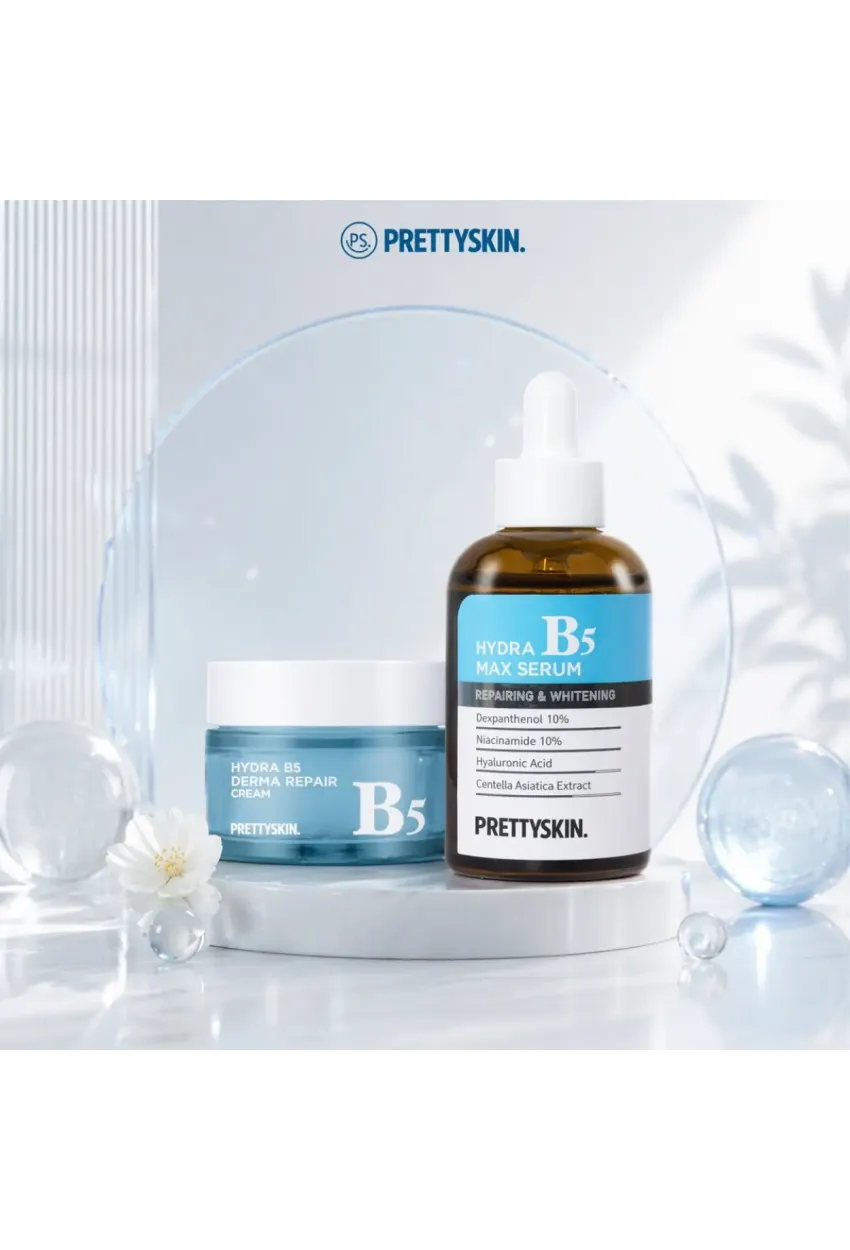 PRETTYSKIN Hydra B5 Derma Repair Cream & Hydra B5 Max Serum